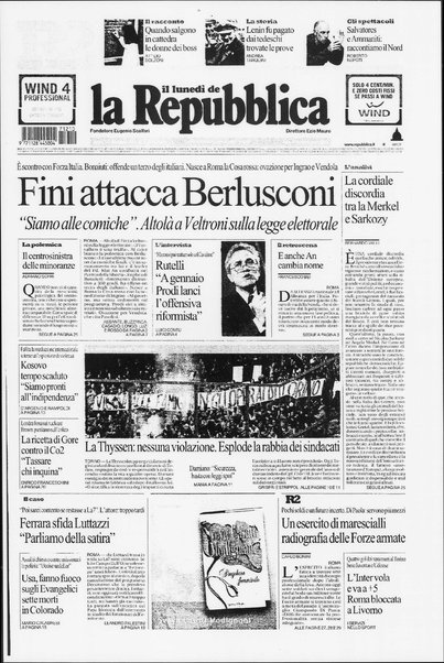 Il lunedì de La repubblica